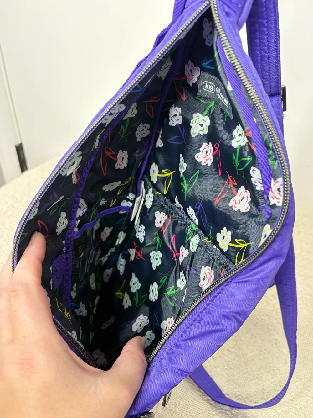 Lug Windsail Sling Bag Violet Purple